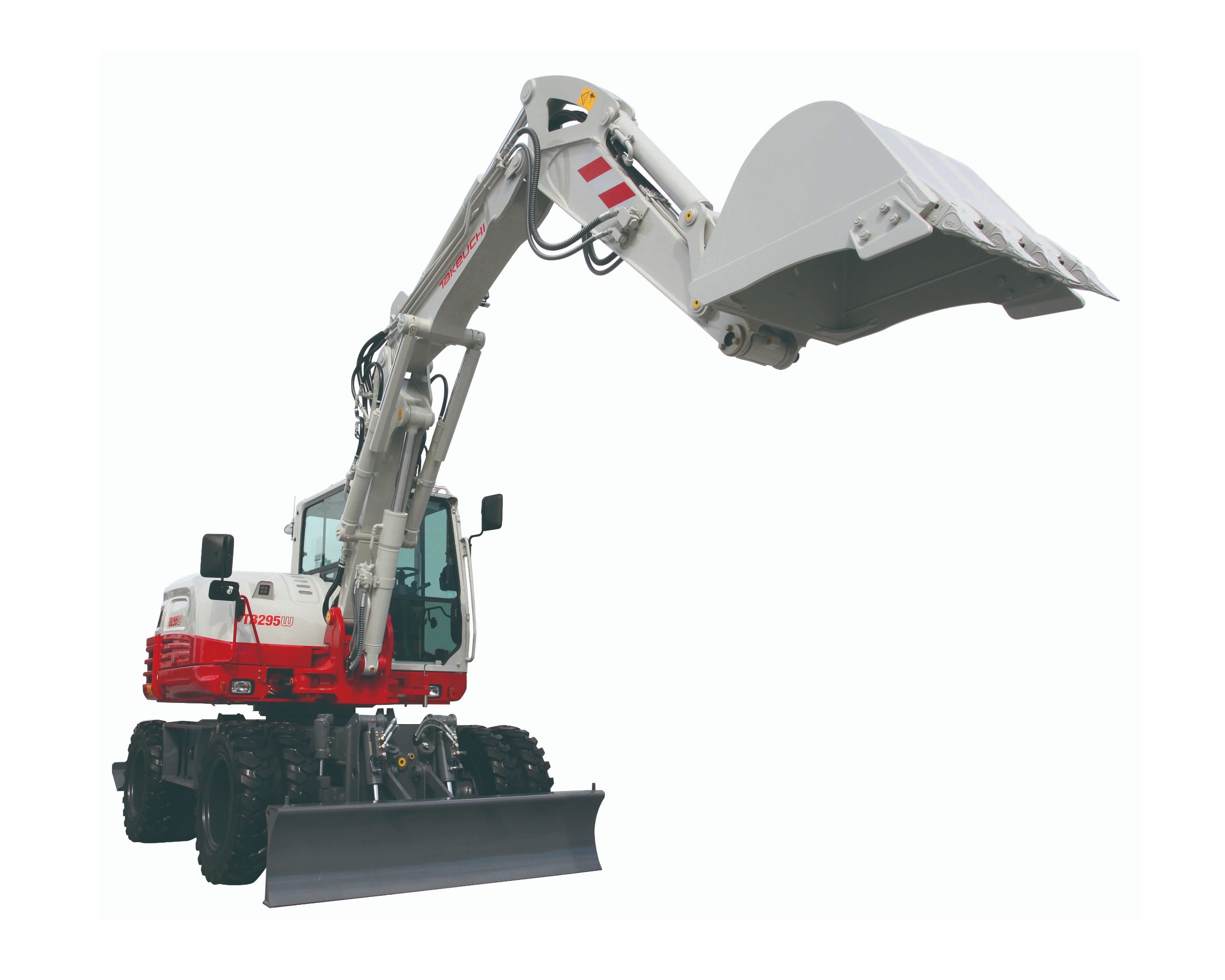 mini pelle sur pneus TB295W TAKEUCHI