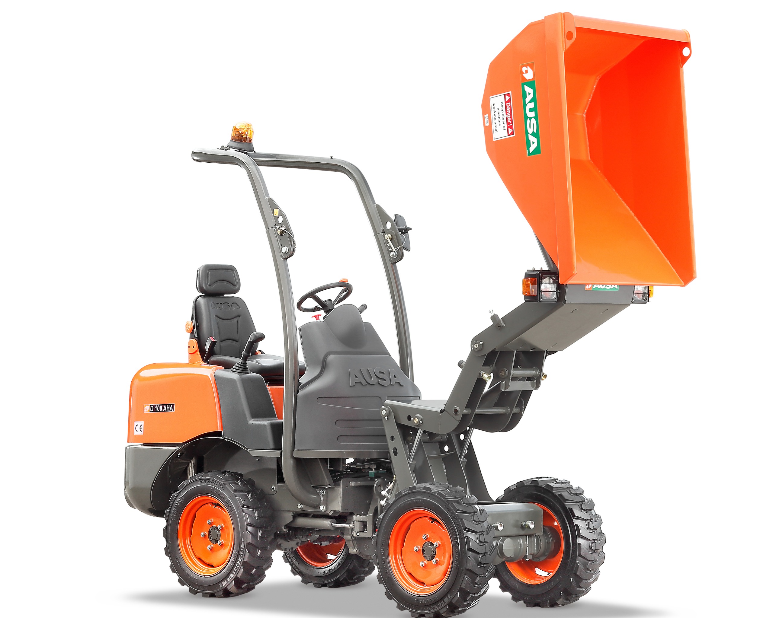 mini dumper sur pneus D100 AHA
