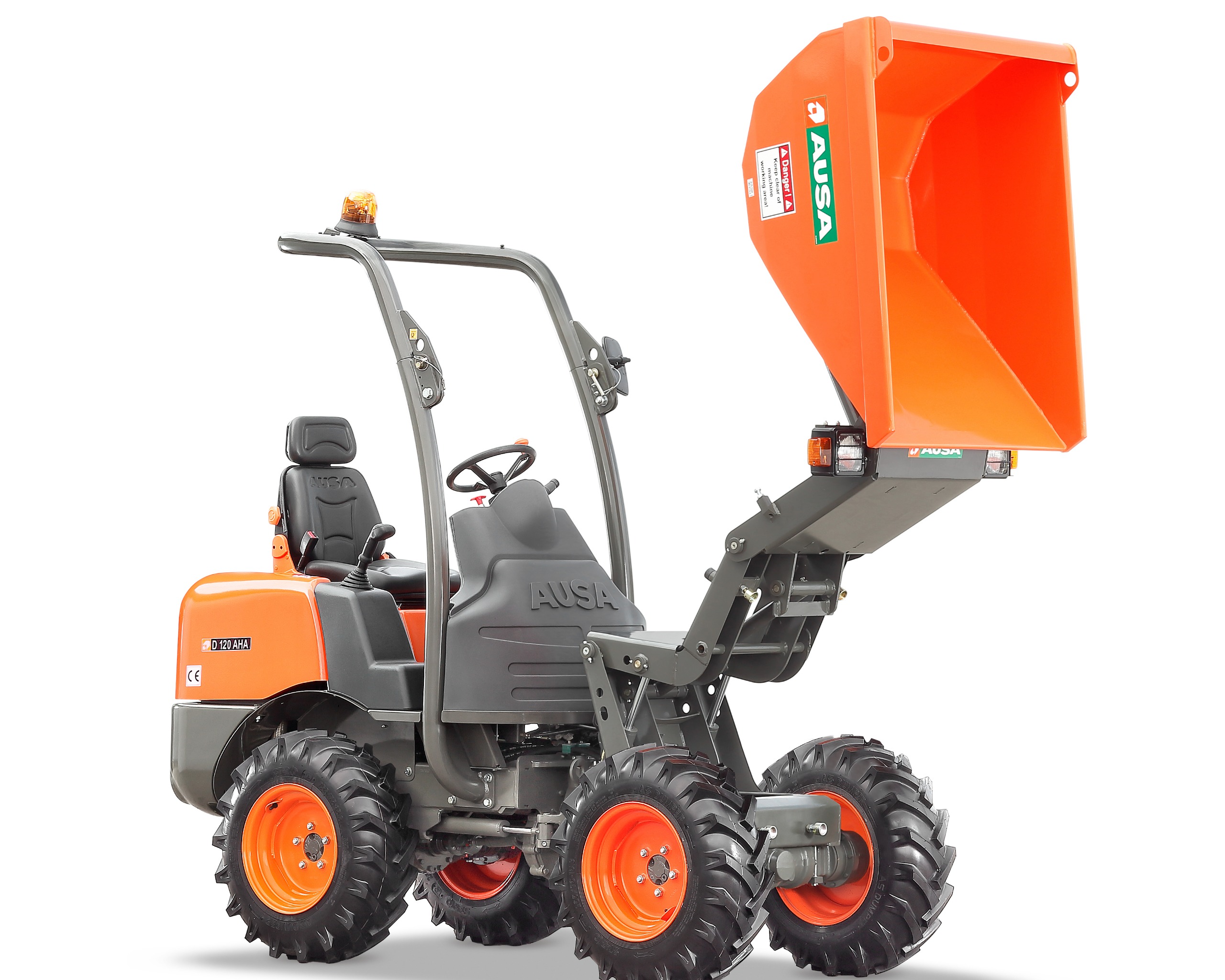 mini dumper sur pneus D120 AHA